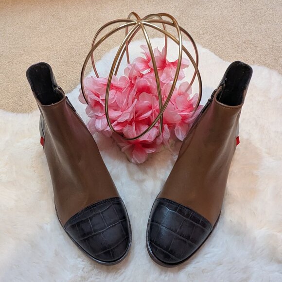 NWOT Marc Joseph Herald Sq Ankle Boots Size 7 - Picture 2 of 8